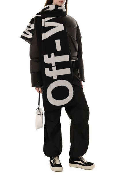 Шерстяной шарф OFF-WHITE, арт. OWMA017F22KNI0011001, фото 2