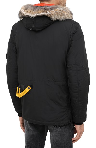 Пуховая парка right hand light с меховой отделкой PARAJUMPERS, арт. MG06/RIGHT HAND LIGHT, фото 4