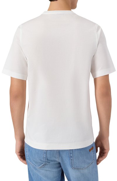 Хлопковая футболка ZILLI, арт. TSR02AM0100VZL000, фото 4