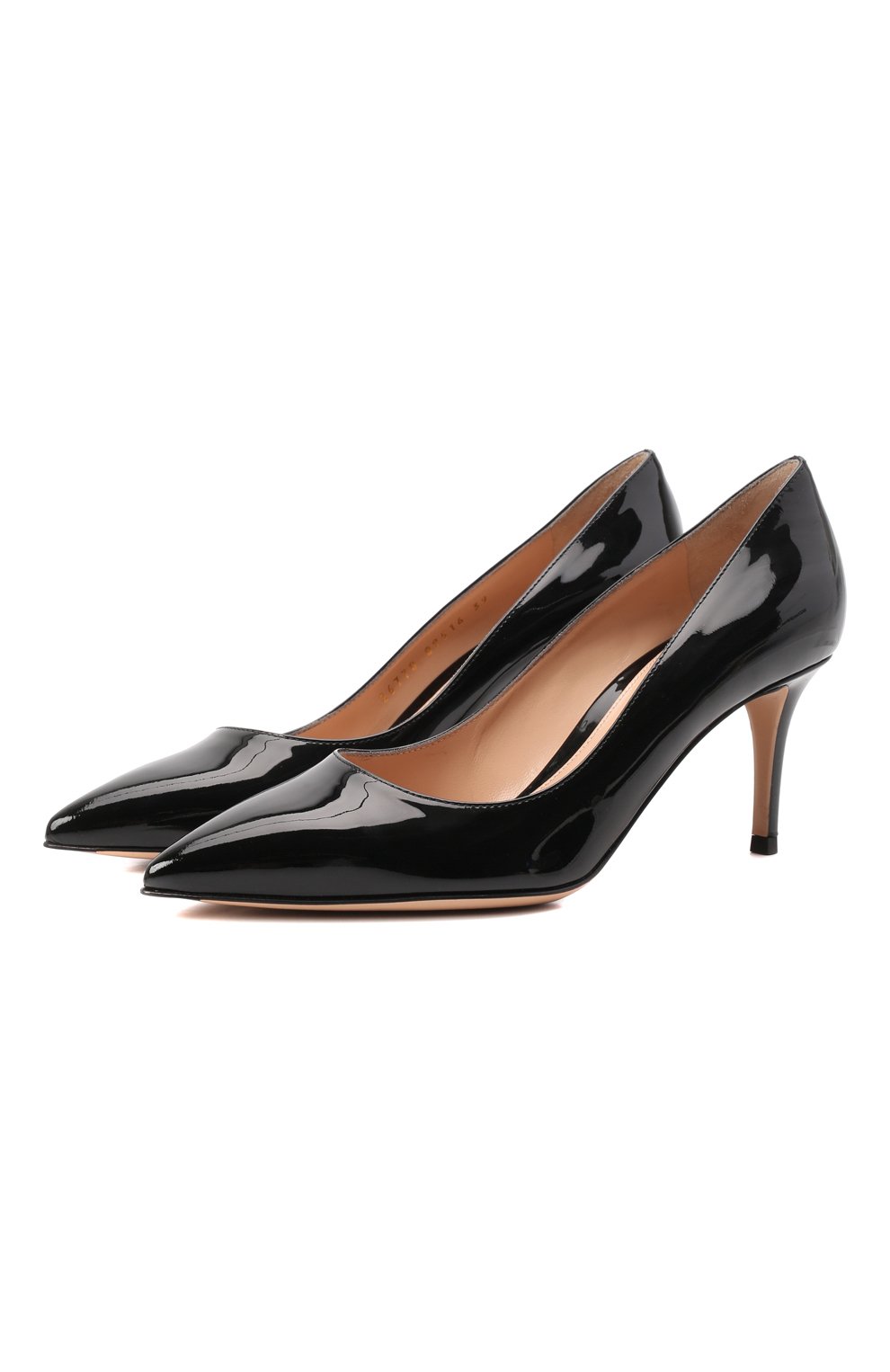 Кожаные туфли gianvito 70 GIANVITO ROSSI, арт. G26770.70RIC.VERNER0, фо�то 1