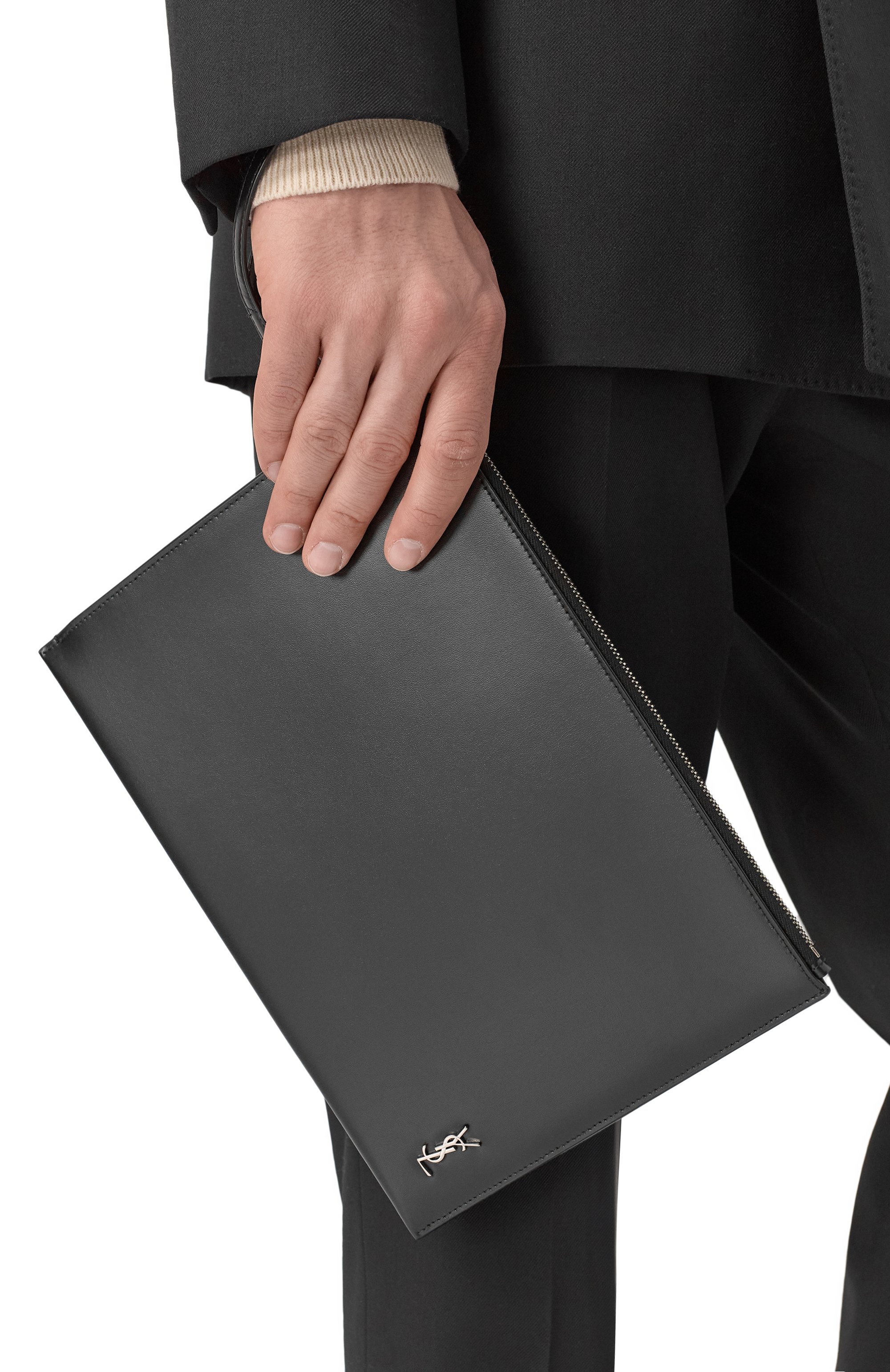 Кожаная папка для документов SAINT LAURENT, арт. 683827/1JB0E, фото 2