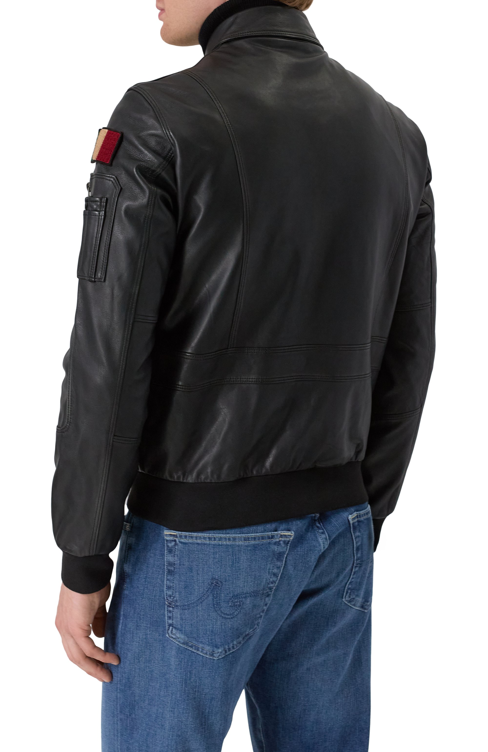 Кожаный бомбер AERONAUTICA MILITARE, арт. 251PN5046PL265, фото 4