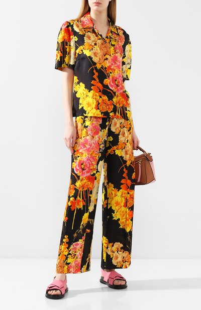 Атласная рубашка DRIES VAN NOTEN, арт. 201-30700-9404, фото 2