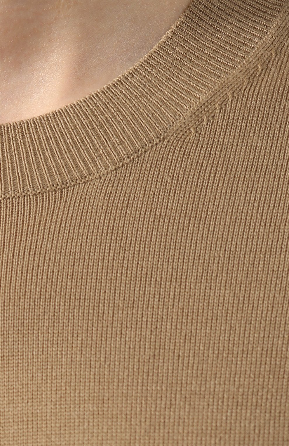 Шерстяной топ BURBERRY бежевого цвета по цене 58100 руб., арт. 8010592, фото 5 Шерстяной топ BURBERRY, арт. 8010592, фото 5