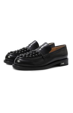 Кожаные пенни-лоферы sirene MACH & MACH, арт. PF24-S0776-30-SPA-BLK, фото 1