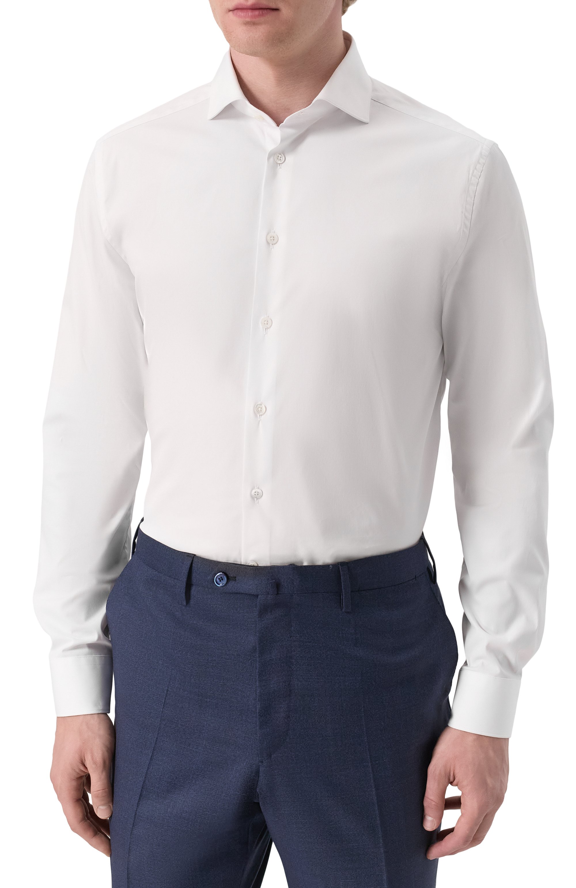 Хлопковая сорочка CORNELIANI, арт. 25P002-2511474, фото 3