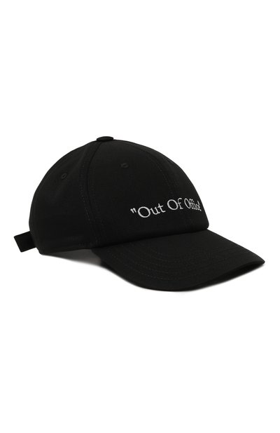 Мужская хлопковая бейсболка OFF-WHITE, арт. 0MLB069F24FAB009
