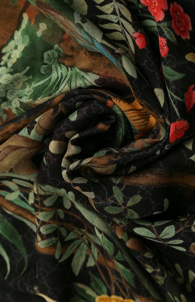 Платок из смеси вискозы и шелка с принтом GUCCI, арт. 495674/4G865, фото 2