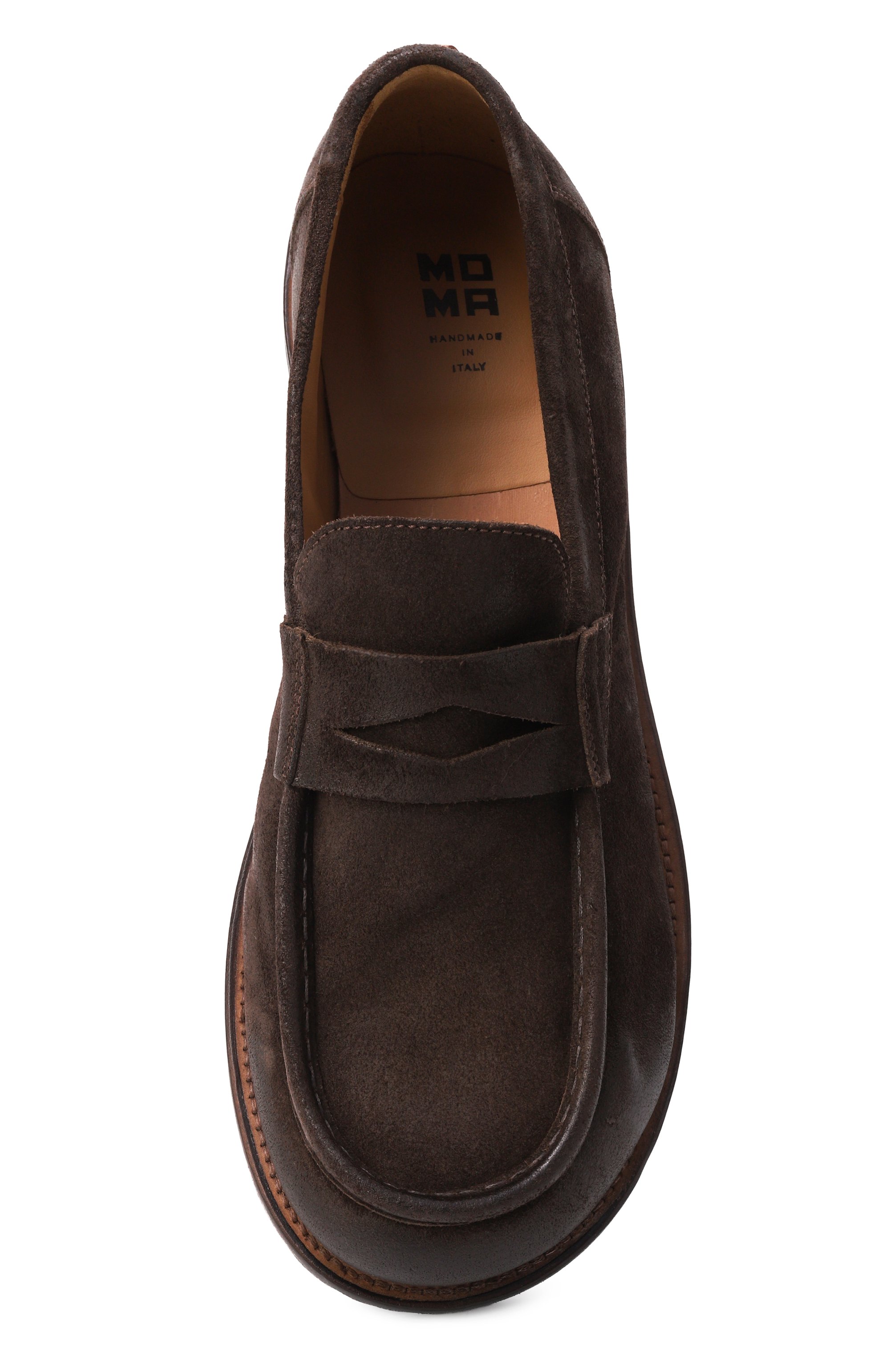 Замшевые пенни-лоферы MOMA, арт. 15502E-TU, фото 5