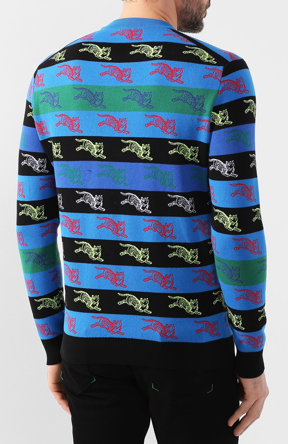 Хлопковый джемпер  KENZO, арт. 5PU2283DI, фото 4