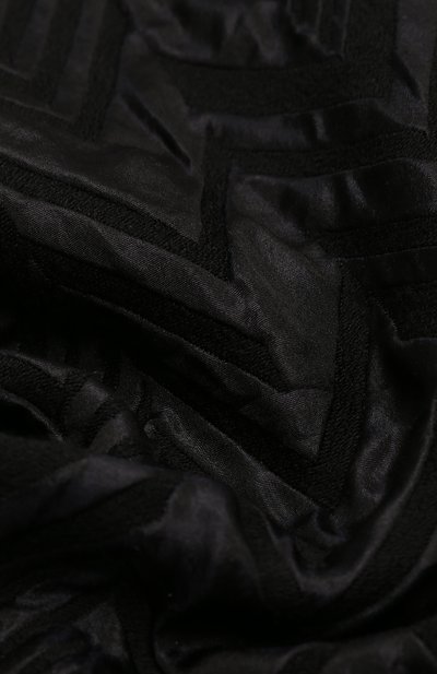 Шарф из шелка и шерсти GIORGIO ARMANI черного цвета по цене 52100 руб., арт. 745220/2F120, фото 3 Шарф из шелка и шерсти GIORGIO ARMANI, арт. 745220/2F120, фото 3