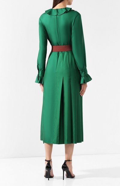 Шелковое платье GUCCI, арт. 545168/ZKS36, фото 4