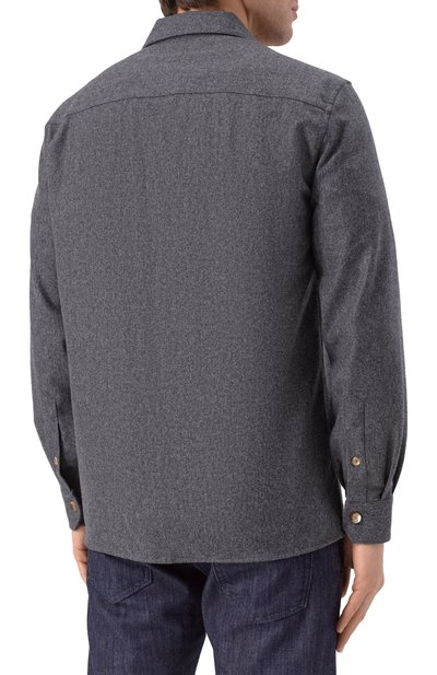 Шерстяная куртка-рубашка BRUNELLO CUCINELLI, арт. M038P0710, фото 4