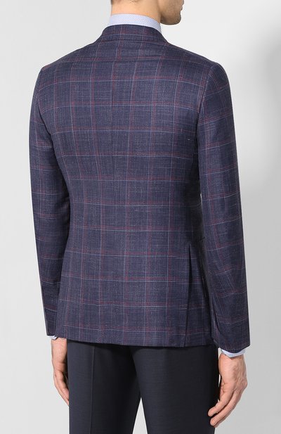 Пиджак из смеси шерсти и шелка ISAIA, арт. 221GFI/88103, фото 4