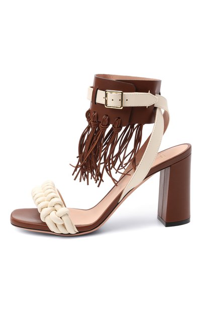 Кожаные босоножки suzy 85 BALLY, арт. SUZY 85/08, фото 3