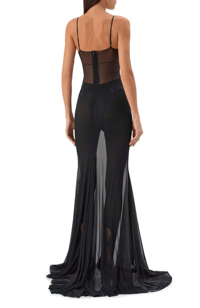 Платье DANIIL ANTSIFEROV черного цвета по цене 70000 руб., арт. DA_1800, фото 4 Платье DANIIL ANTSIFEROV, арт. DA_1800, фото 4