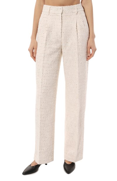 Хлопковые брюки SEVEN LAB бежевого цвета по цене 12600 руб., арт. SPT.02.114.158, фото 3 Хлопковые брюки SEVEN LAB, арт. SPT.02.114.158, фото 3