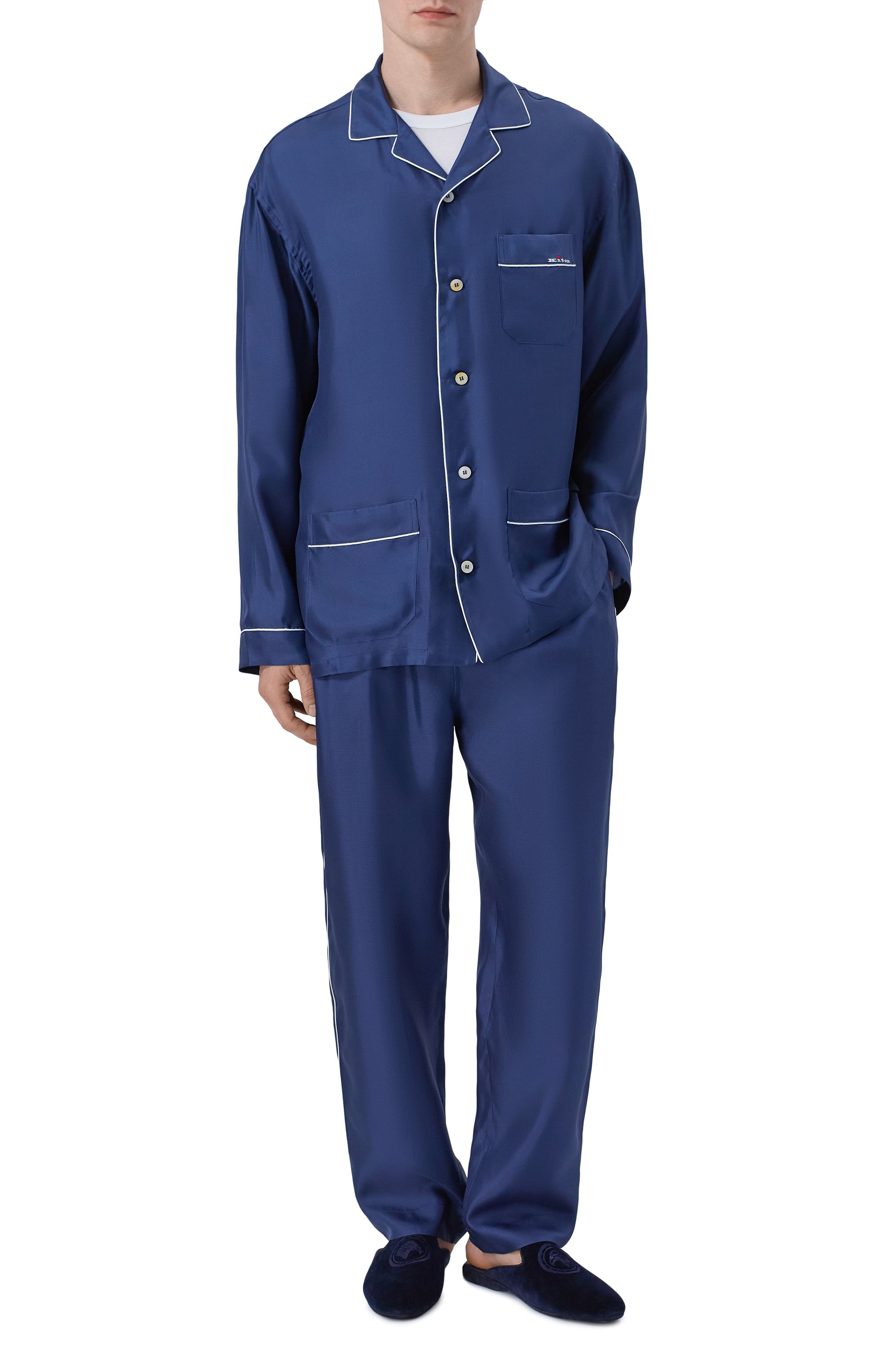 Шелковые брюки KITON, арт. UNWT005K0761H, фото 2