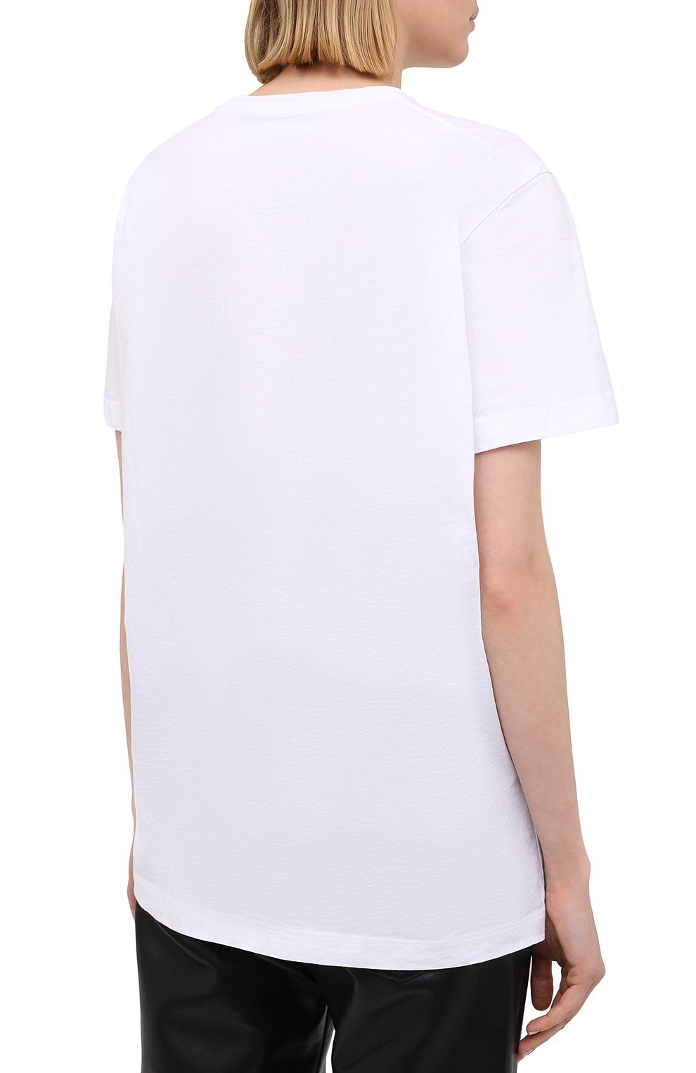 Хлопковая футболка DSQUARED2 белого цвета по цене 19800 руб., арт. S75GD0164/S23009, фото 4 Хлопковая футболка DSQUARED2, арт. S75GD0164/S23009, фото 4