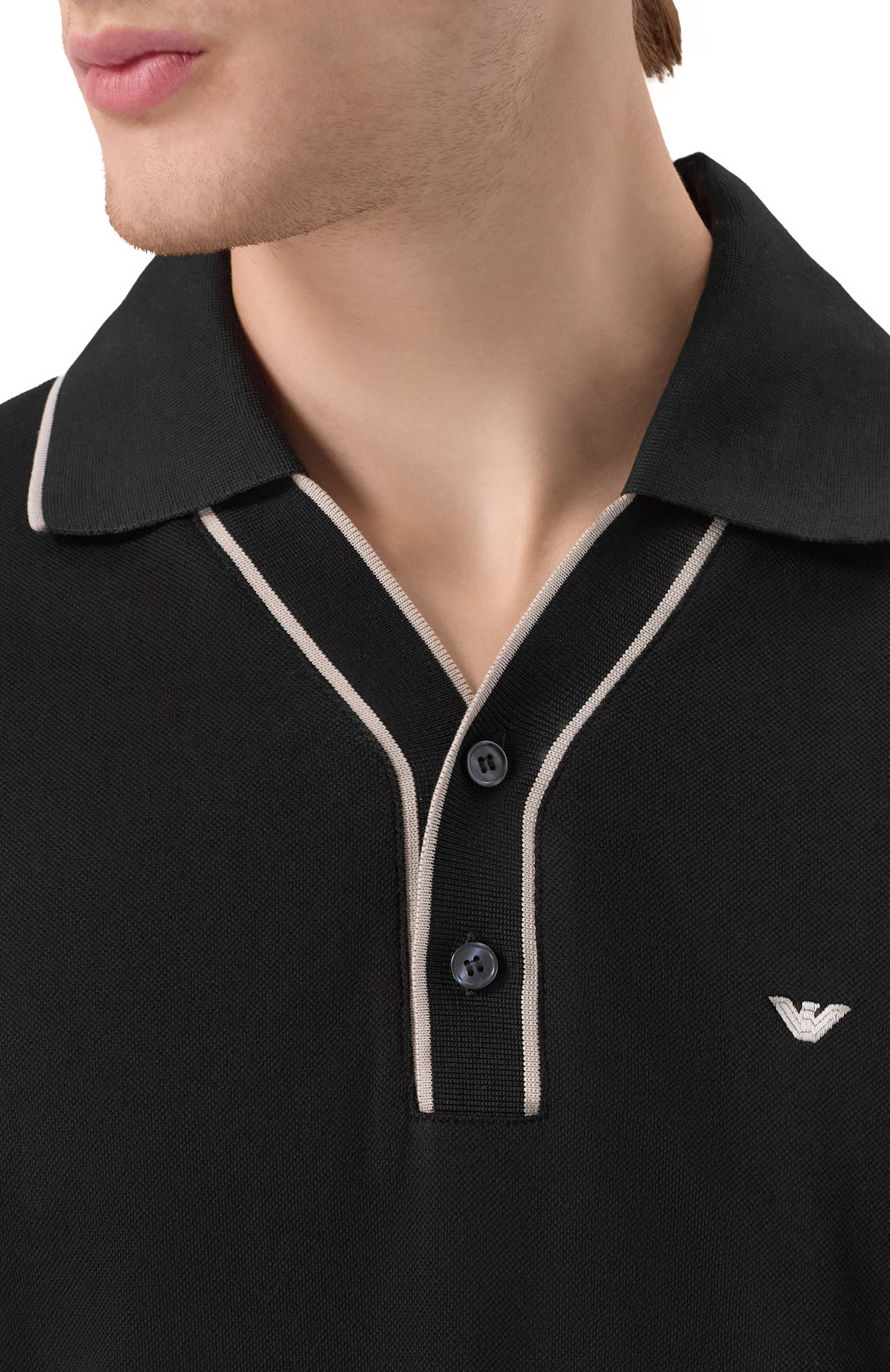 Хлопковое поло EMPORIO ARMANI, арт. EM002119/AF12955, фото 5