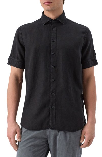 Льнян�ая рубашка HANNES ROETHER, арт. VI29SITE-K.608, фото 3