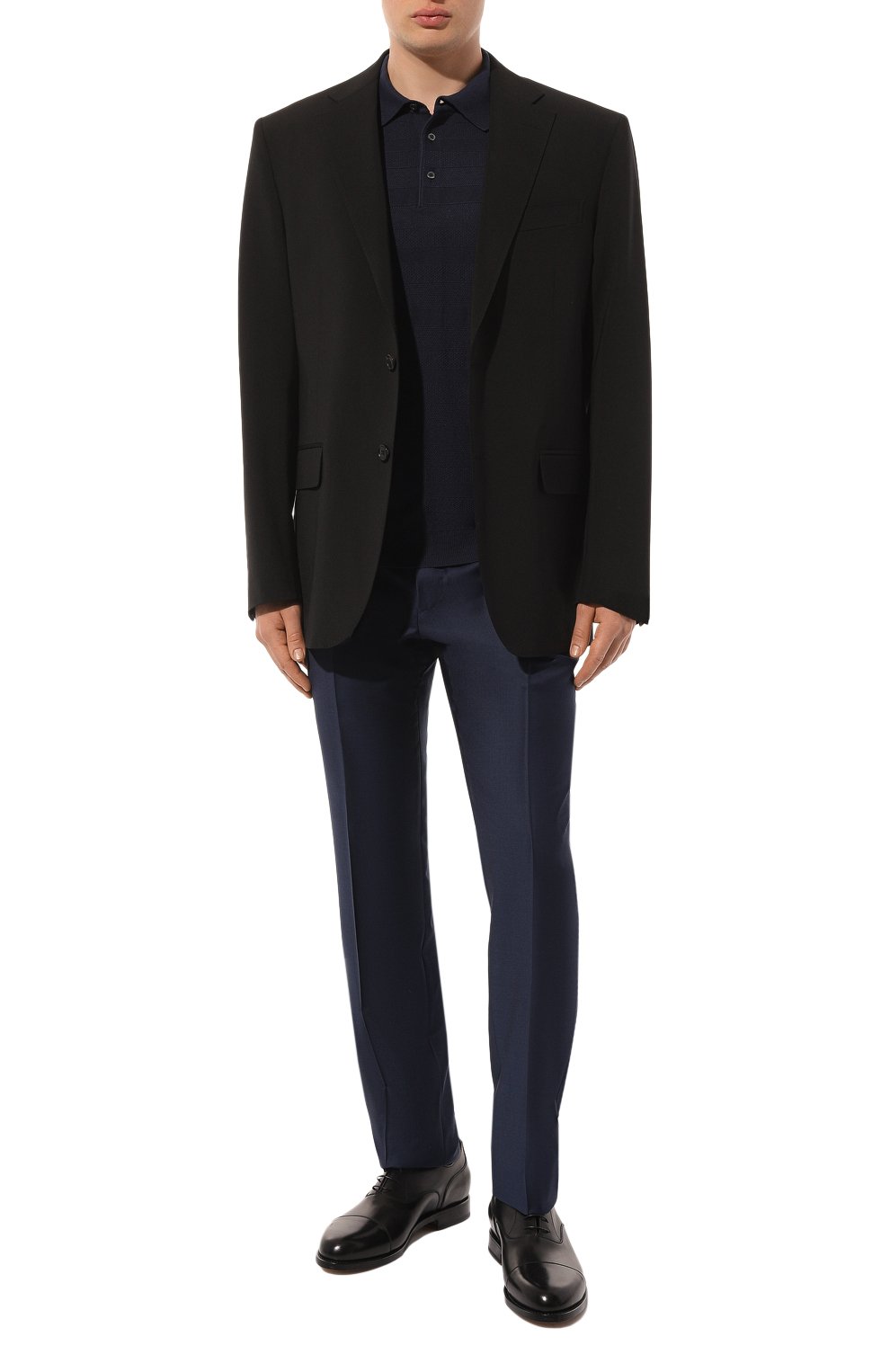 Поло из шелка и хлопка CORNELIANI, арт. 93M552-9325142, фото 2