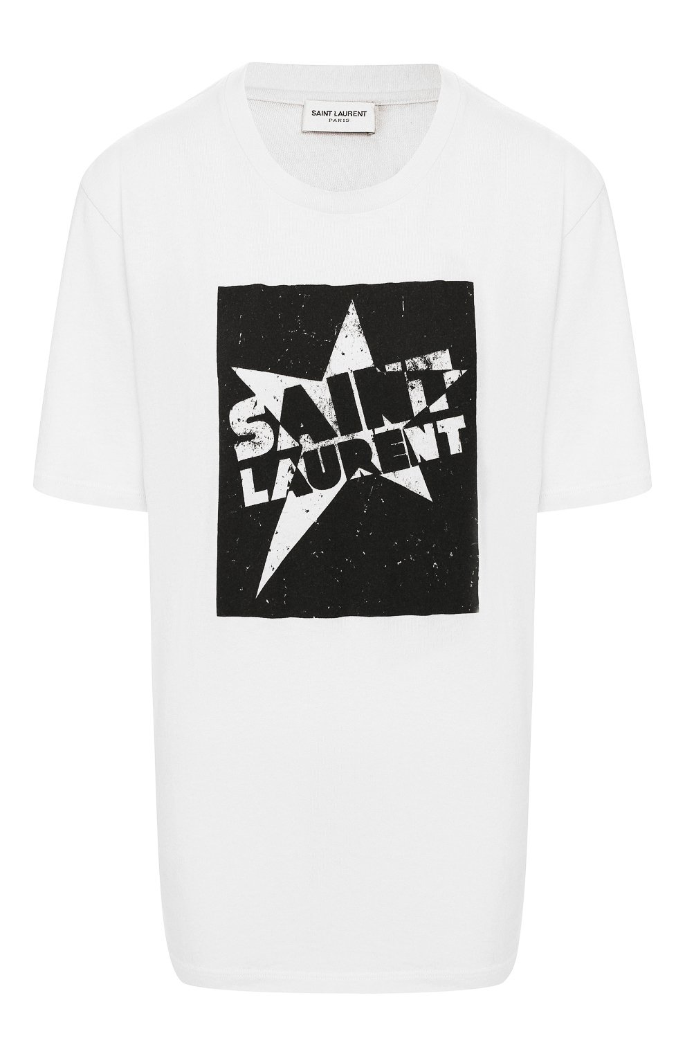 Хлопковая футболка SAINT LAURENT, арт. 614274/YBRU2, фото 1