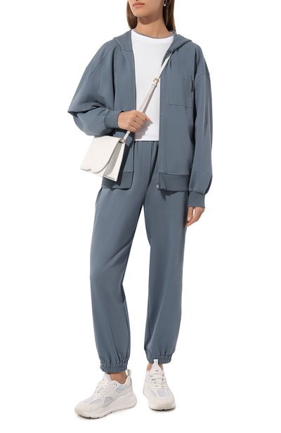 Хлопковая толстовка BRUNELLO CUCINELLI синего цвета по цене 154000 руб., арт. MH827BP426, фото 2 Хлопковая толстовка BRUNELLO CUCINELLI, арт. MH827BP426, фото 2