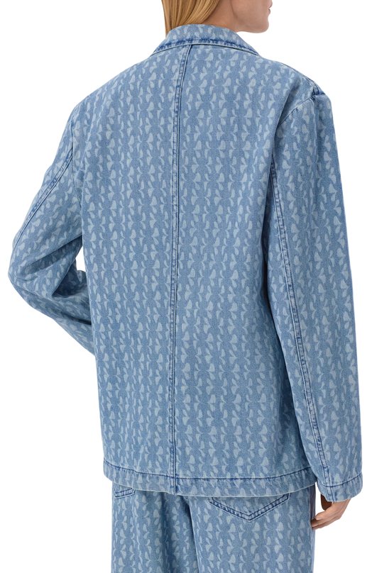 Джинсовый жакет Dries Van Noten 130516/3387 Голубой  130516/3387 Фото 4