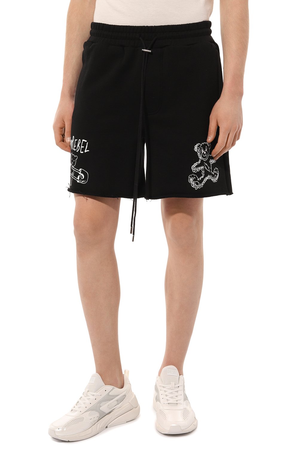 Хлопковые шорты DOMREBEL, арт. SCRIBBLE/SWEATSH0RTS, фото 3