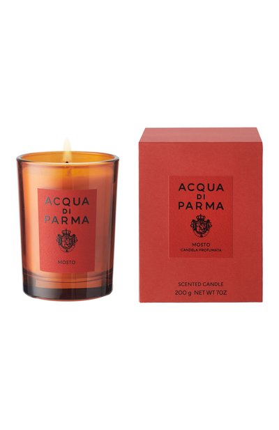 Парфюмированная свеча mosto (200g) ACQUA DI PARMA бесцветного цвета по цене 7500 руб., арт. ADP082737, фото 2 Парфюмированная свеча mosto (200g) ACQUA DI PARMA, арт. ADP082737, фото 2