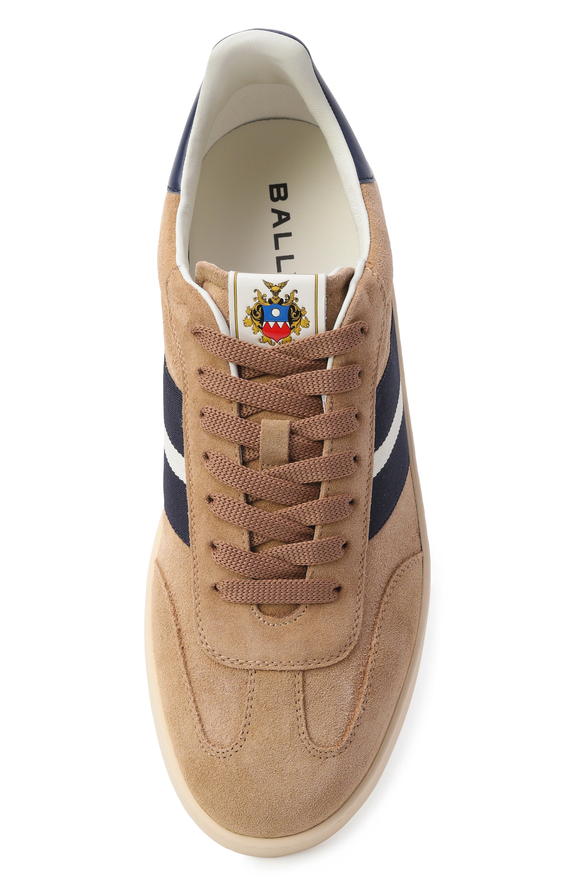 Замшевые кеды retro crest BALLY, арт. MSK0F7/SU013, фото 5