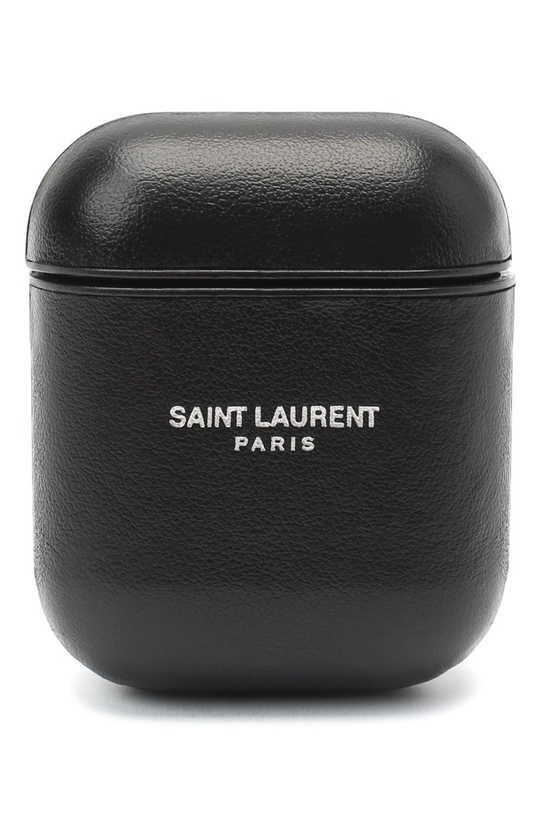 Чехол для airpods SAINT LAURENT черного цвета, арт. 635648/007TN | Фото 1 (Женское Кросс-КТ: Кожа AirPods; Материал внешний: Кожа; Материал: Натуральная кожа; Нос: Не проставлено; Региональные ограничения белый список (Axapta Mercury): Не проставлено)