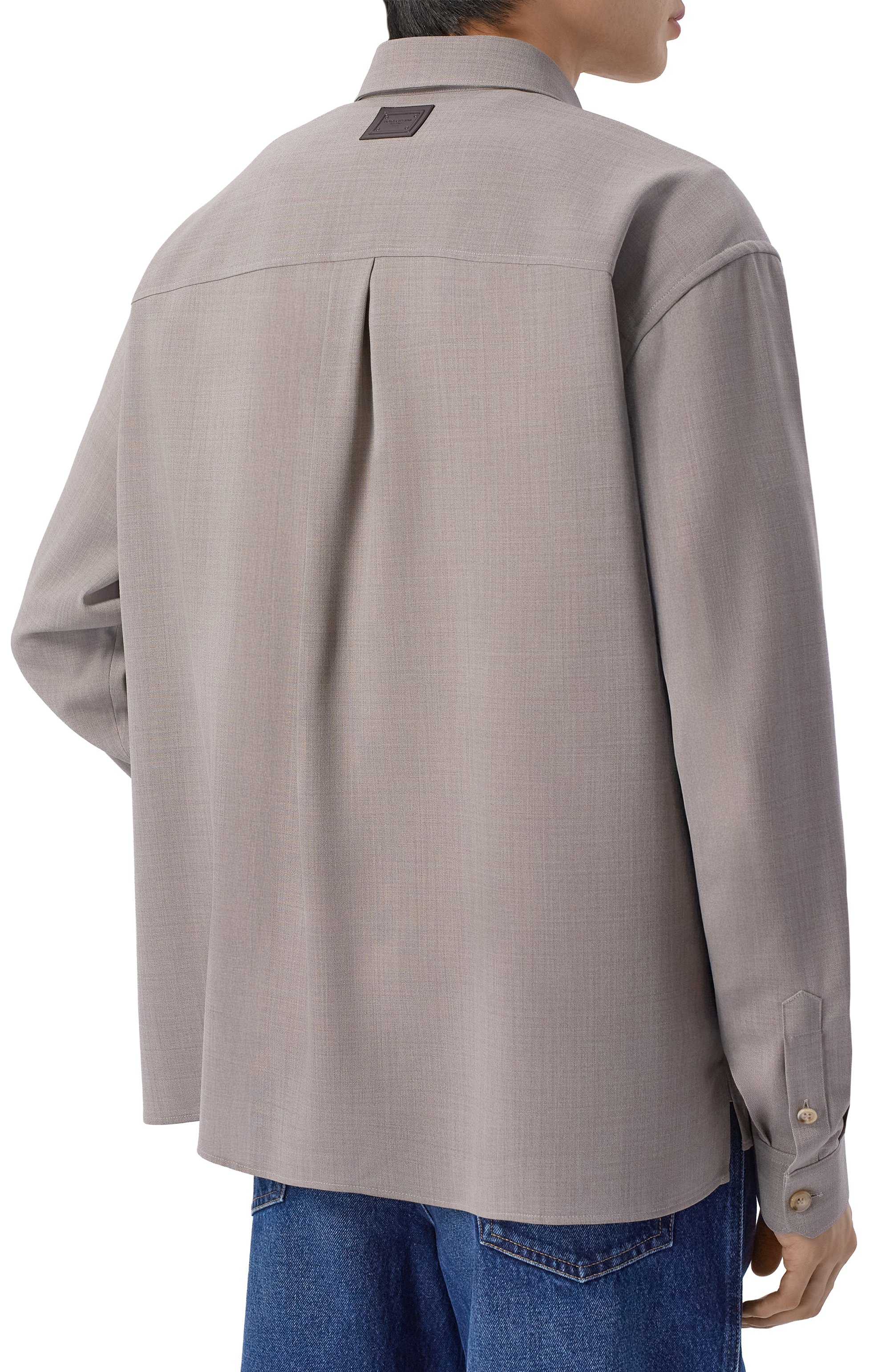 Шерстяная рубашка DOLCE & GABBANA, арт. G50J2T/HU2BP, фото 4