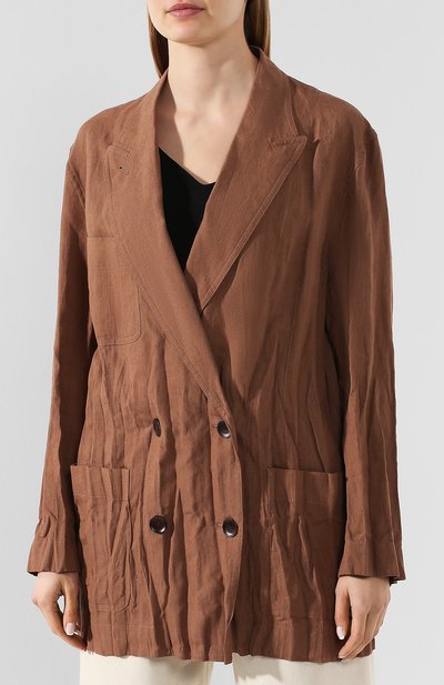 Льняной жакет ACNE STUDIOS, арт. AH0077/W, фото 3