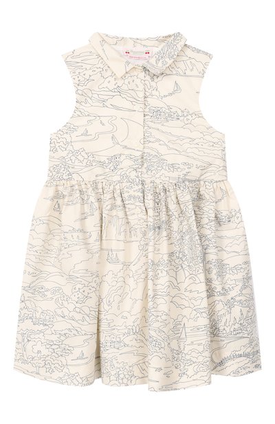 Хлопковое платье BONPOINT, арт. S06GDRW00048/4A-8A