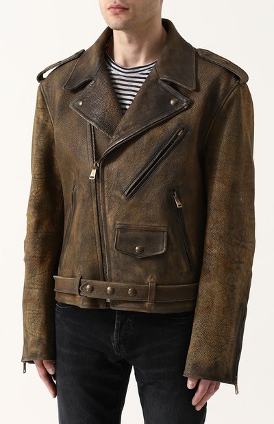 Кожаная косуха с поясом RALPH LAUREN, арт. 790692704, фото 3