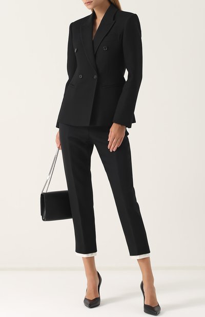 Двубортный жакет TOM FORD черного цвета по цене 339500 руб., арт. GI2465-FAX249, фото 2 Двубортный жакет TOM FORD, арт. GI2465-FAX249, фото 2