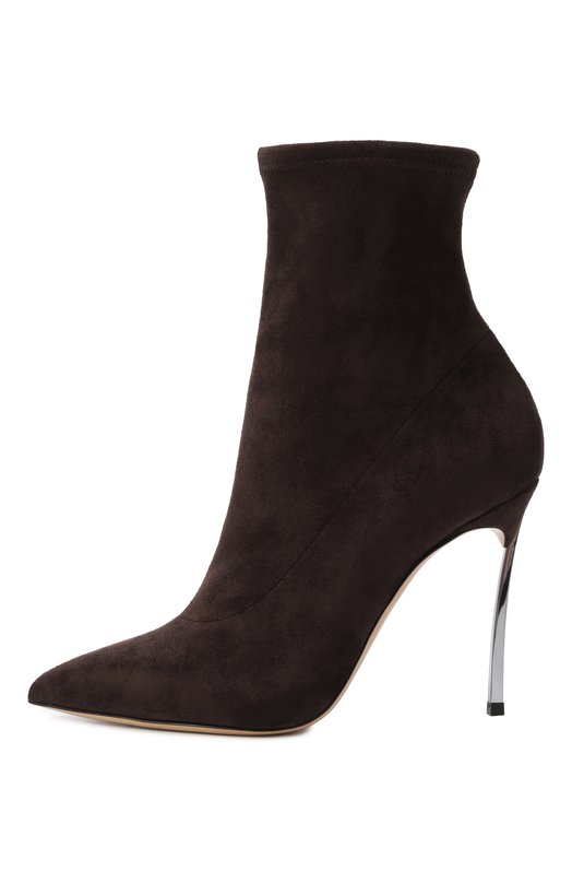 Текстильные ботильоны Blade Casadei 1R475Y100MC2149 Коричневый  1R475Y100MC2149 Фото 4