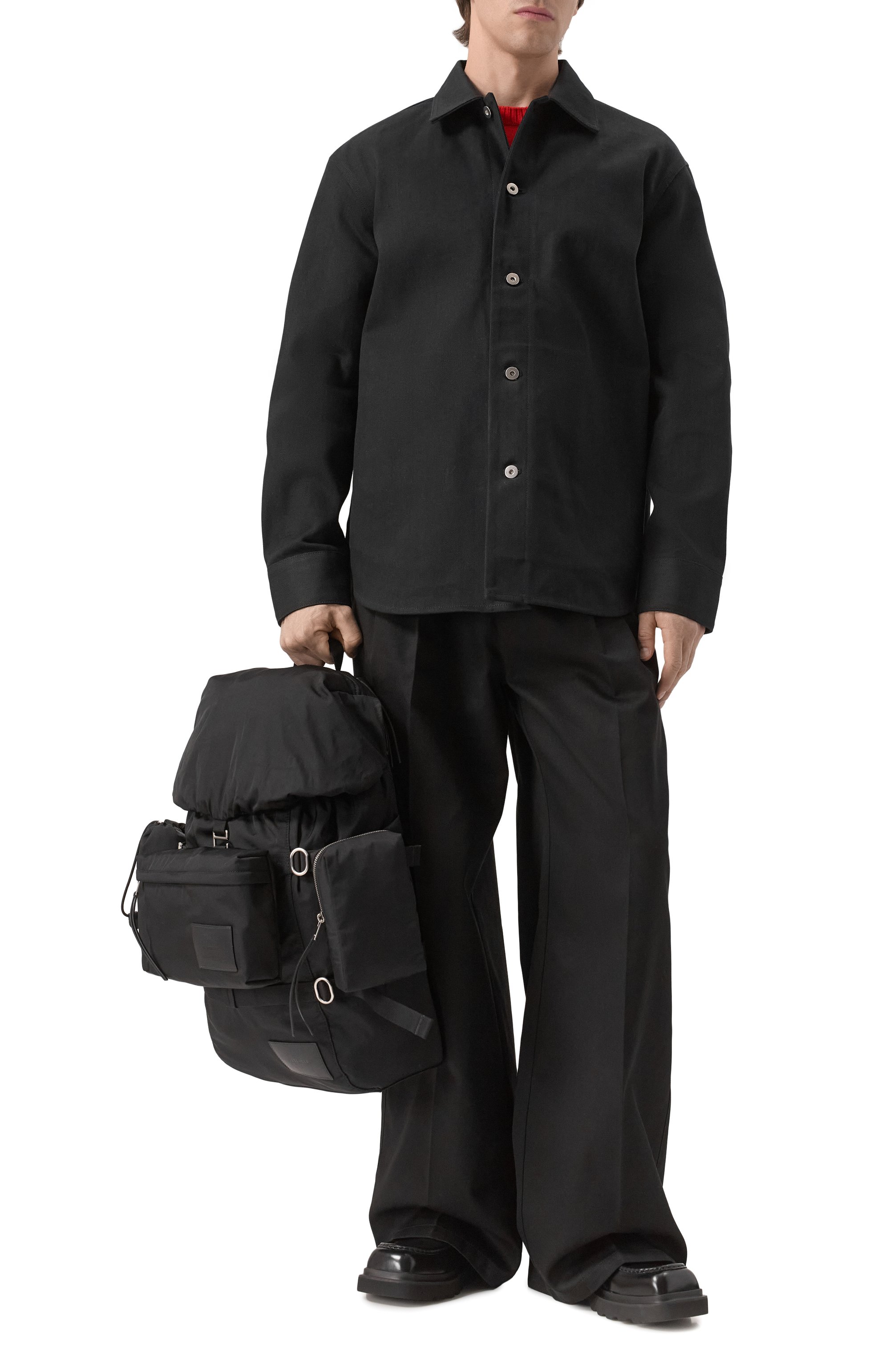 Рюкзак outdoor JIL SANDER черного цвета по цене 273000 руб., арт. J49WA0001-P7357, фото 7 Рюкзак outdoor JIL SANDER, арт. J49WA0001-P7357, фото 7