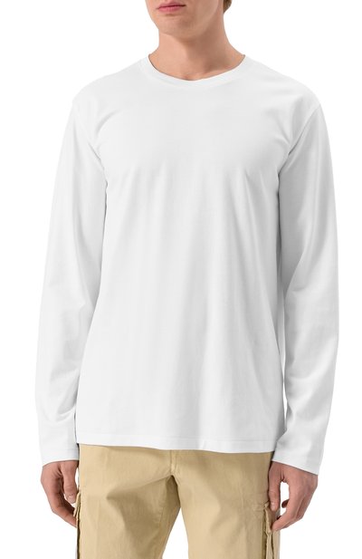 Хлопковый лонгслив ATTACHMENT, арт. AJ42-054, фото 3