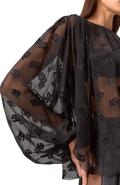 Шелковая блузка DOLCE & GABBANA, арт. F7AD3T/FJTBR, фото 5