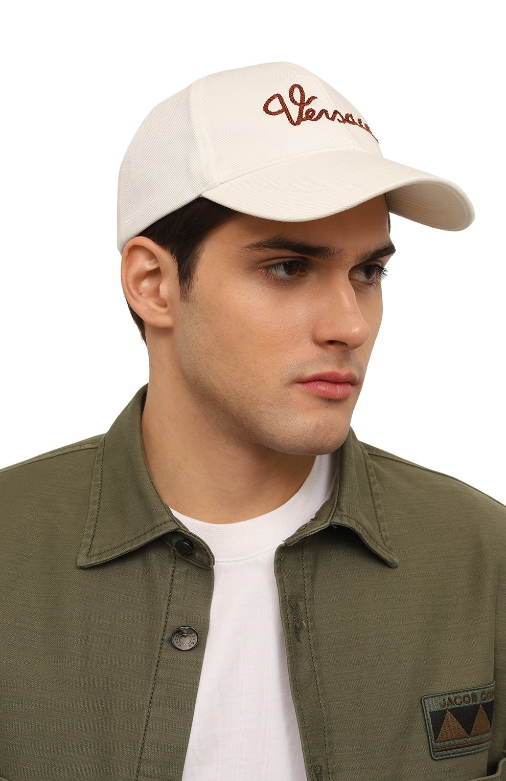 Хлопковая бейсболка VERSACE, арт. 1012693/1A09935, фото 2