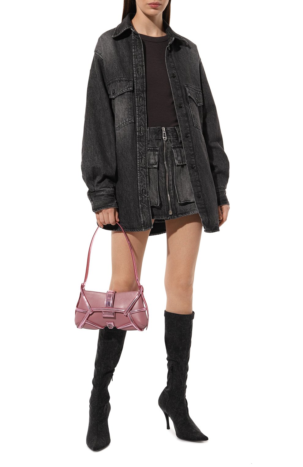 Сумка MLOUYE розового цвета по цене 54800 руб., арт. 10-067, фото 7 Сумка MLOUYE, арт. 10-067, фото 7