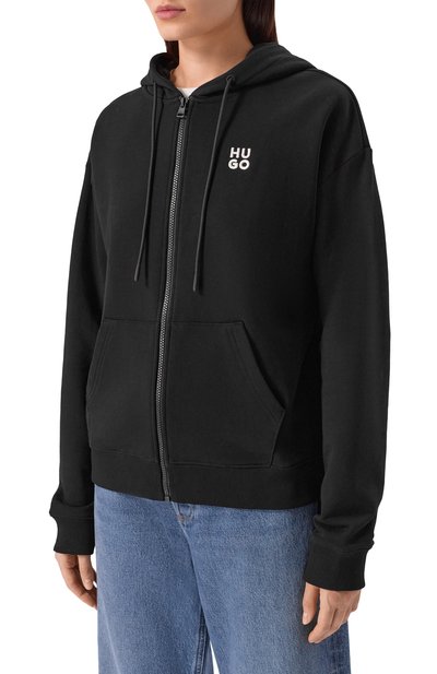 Хлопковая толстовка HUGO, арт. 50535240, фото 3