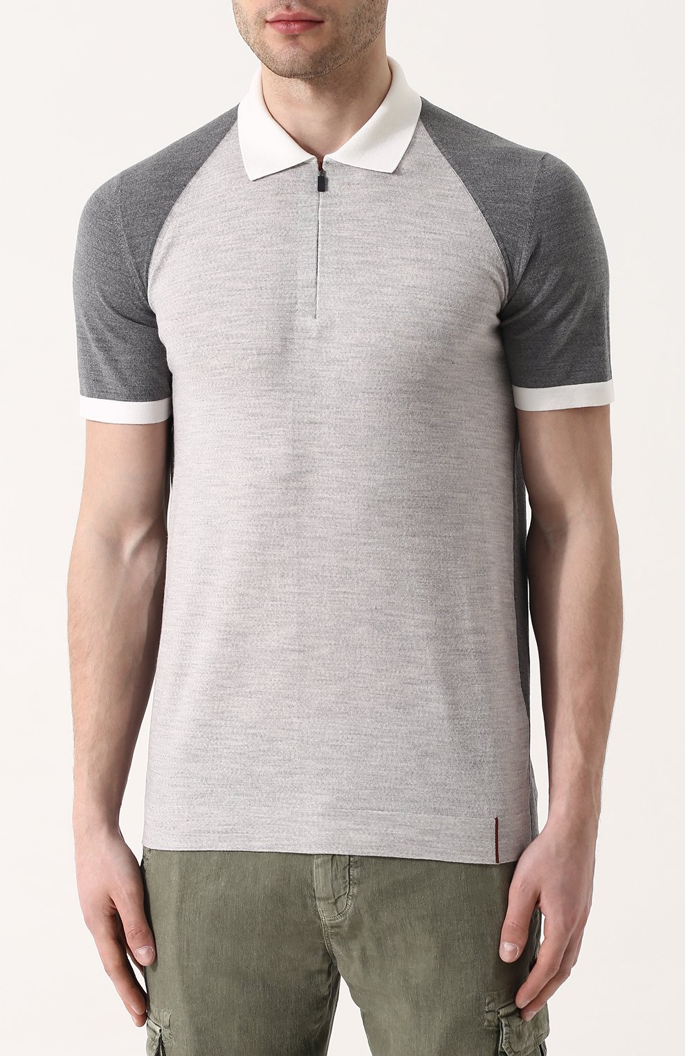 Шерстяное п оло с короткими рукавами LORO PIANA, арт. FAI0677, фото 3