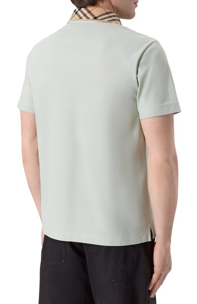 Хлопковое поло BURBERRY, арт. 8118949, фото 4