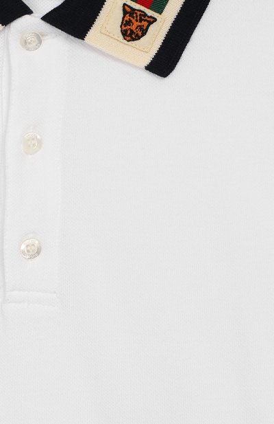 Хлопковое поло GUCCI, арт. 573851/XJBEP, фото 3