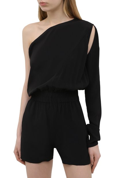Комбинезон RICK OWENS черного цвета по цене 81800 руб., арт. RP21S3534/CC, фото 3 Комбинезон RICK OWENS, арт. RP21S3534/CC, фото 3