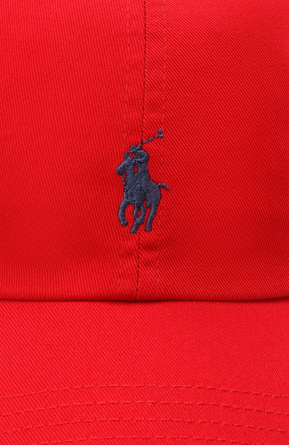 Хлопковая бейсболка POLO RALPH LAUREN красного цвета по цене 3995 руб., арт. 322552489, фото 3 Хлопковая бейсболка POLO RALPH LAUREN, арт. 322552489, фото 3